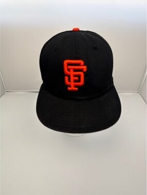 New Era Cooperstown Collection San Francisco Giants Black Snapback Hat